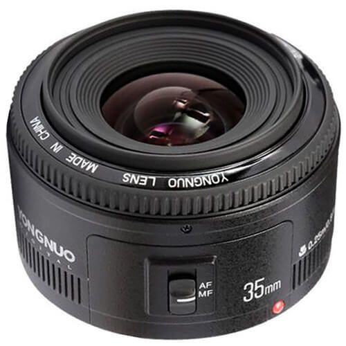 Lente Yongnuo EF 35mm f/2 para Canon Seminova