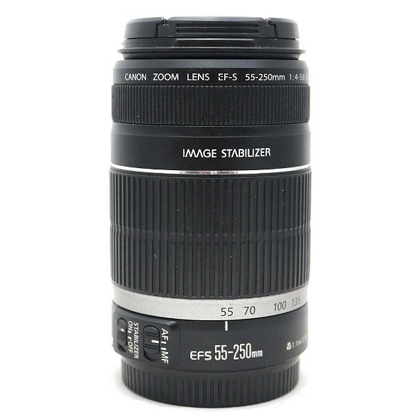 Lente Canon EF-S 55-250mm f/4-5.6 IS Usada