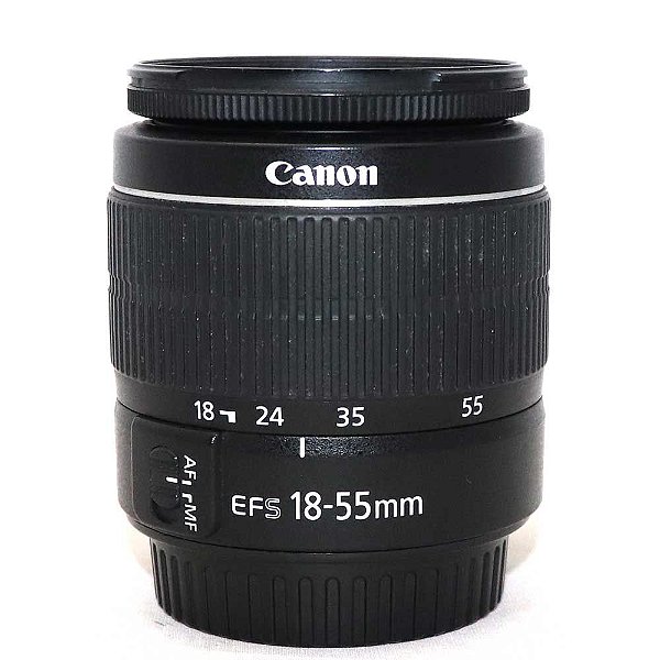 Lente Canon EF-S 18-55mm f/3.5-5.6 III Seminova