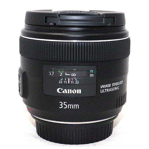 Lente Canon EF 35mm f/2 IS USM Seminova