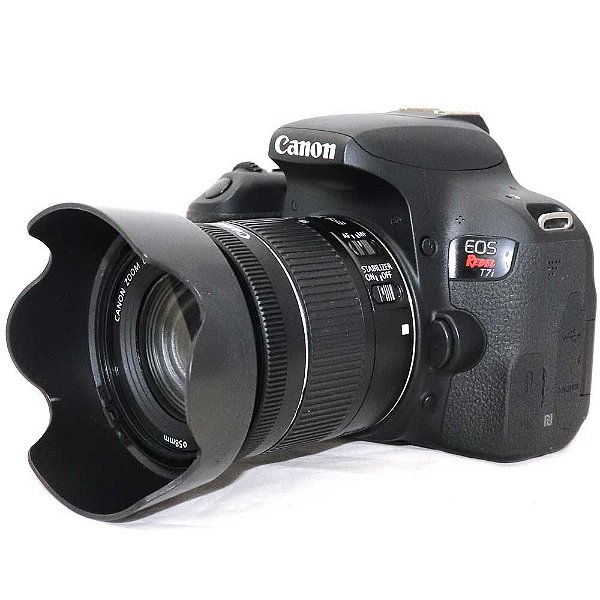 Câmera Canon EOS Rebel T7i com Lente 18-55mm IS STM Seminova