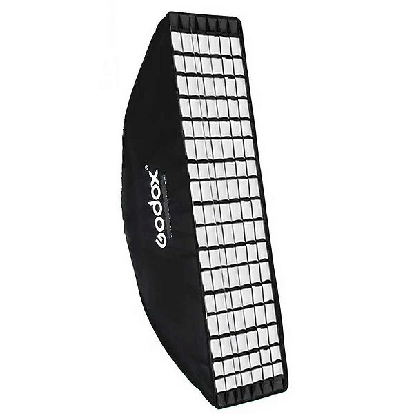 Softbox Godox SB-WB 35x160cm Retangular Strip Light com Grid para Flash com Sistema Bowen