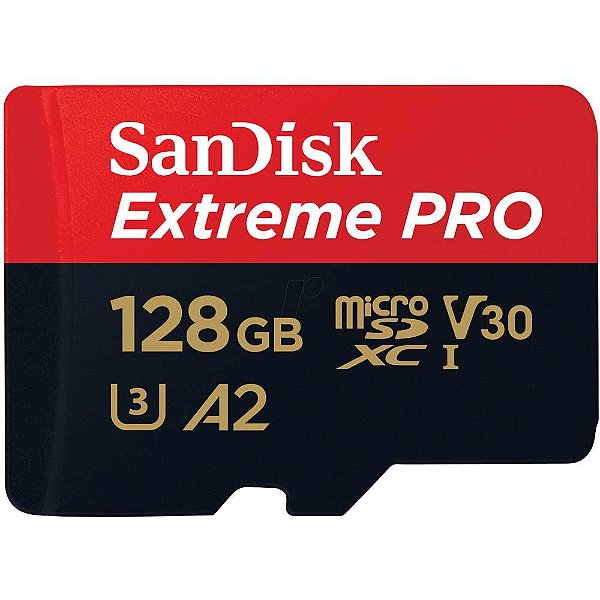Cartão de Memória SanDisk Micro SDXC Extreme Pro 128GB 170 MB/s