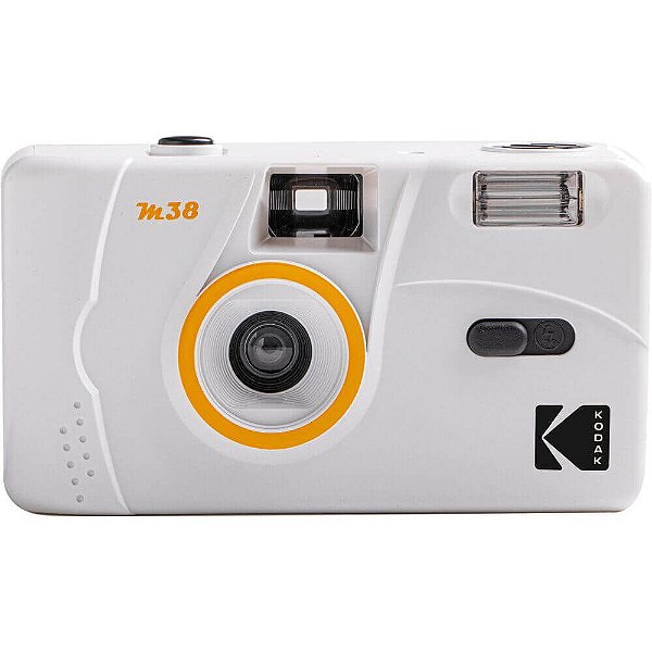 Câmera Analógica Kodak M38 com Flash Branca