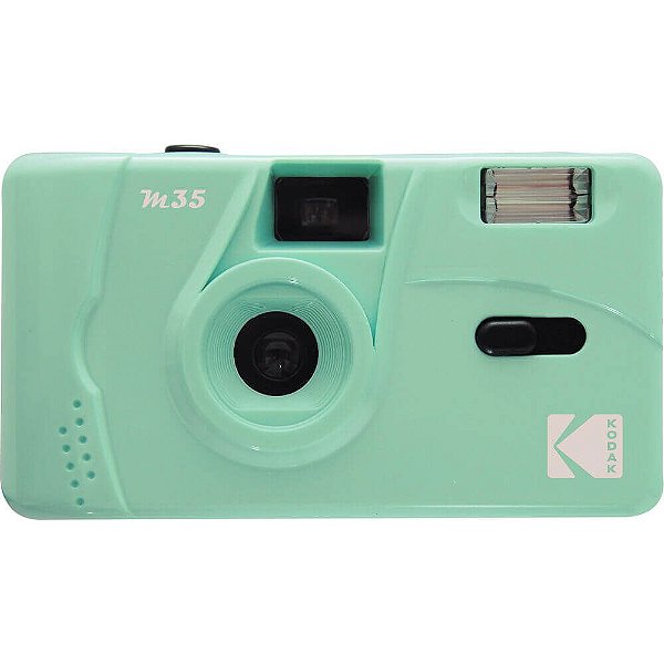 Câmera Analógica Kodak M35 com Flash Verde Claro