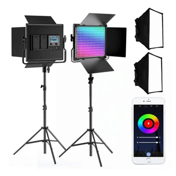 Kit de Iluminação Greika L5500RP com Luz LED 30w