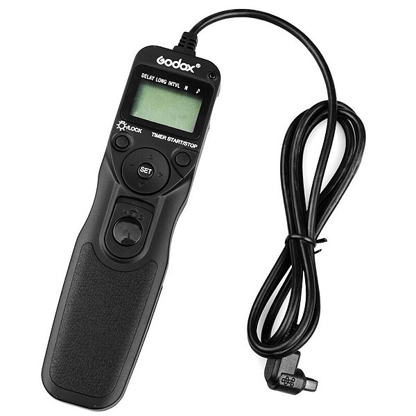 Cabo Disparador Remoto com Timer Godox EZB-C3 para Canon