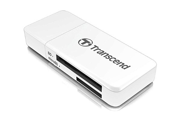 Leitor de Cartão de Memória Transcend TS-RDF5W USB 3.1 Branco