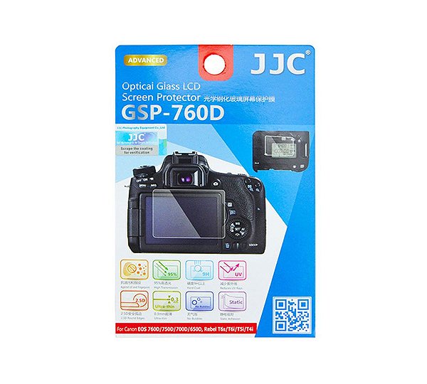 Protetor de LCD JJC GSP-760D para Canon T4i T5i T6i T6s