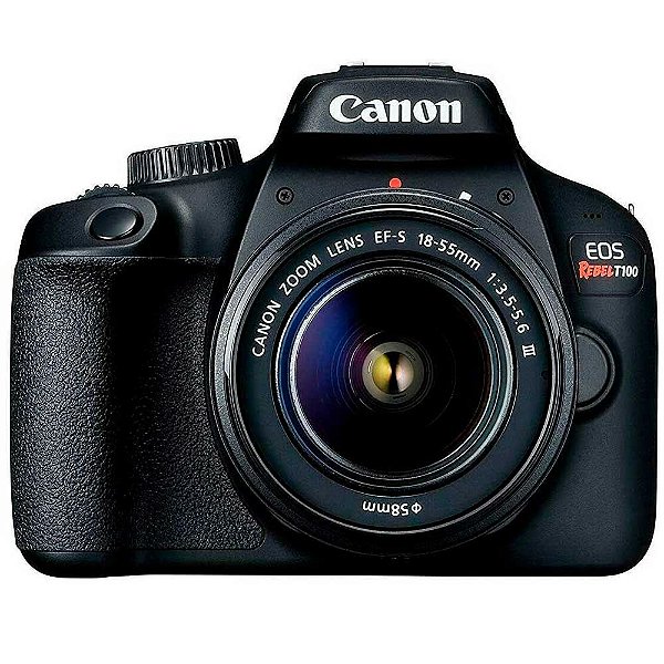 Câmera Canon EOS Rebel T100 Kit EF-S 18-55mm DC III