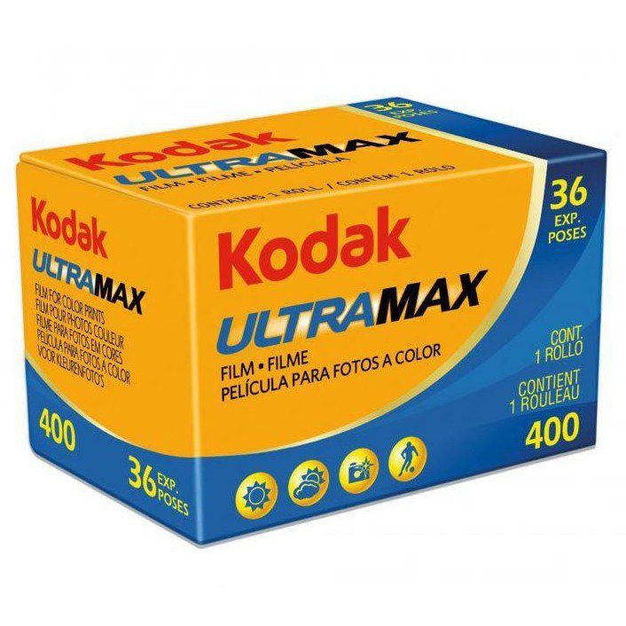 Filme Kodak Ultramax 400 ISO 400 35mm 36 Poses Colorido