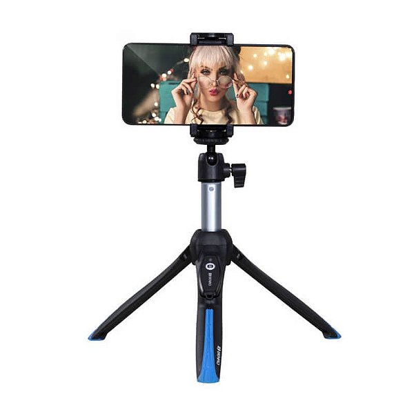 Mini Tripé Benro BK15 com Pau de Selfie e Disparador