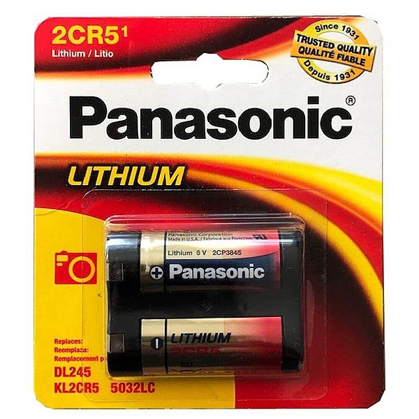 Bateria Panasonic 2CR5 6v
