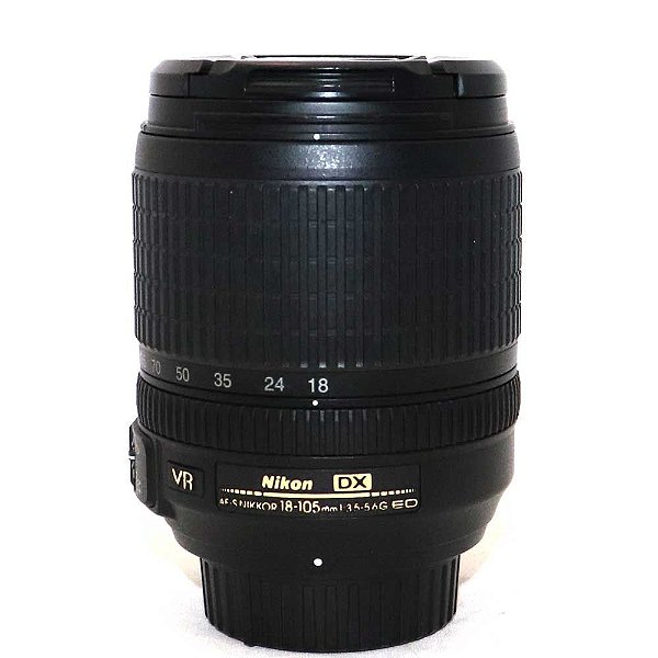 Lente Nikon AF-S DX Nikkor 18-105mm f/3.5-5.6G ED VR Seminova