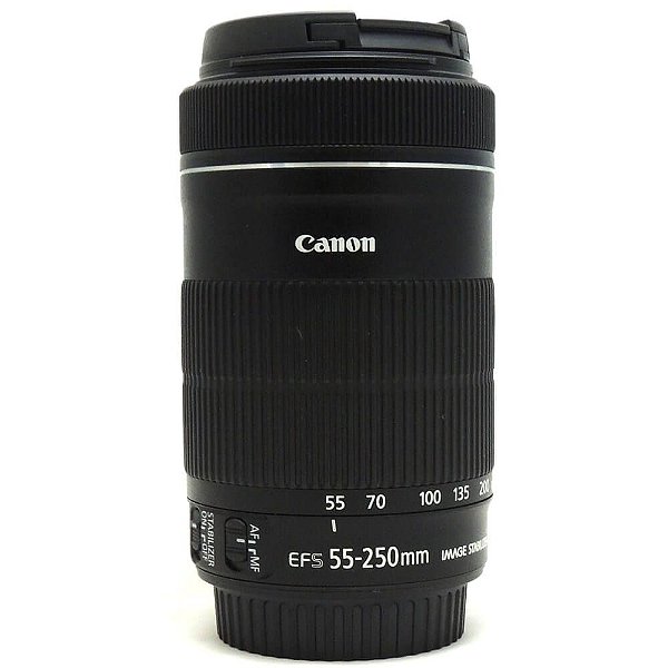 Lente Canon EF-S 55-250mm f/4-5.6 IS STM Seminova