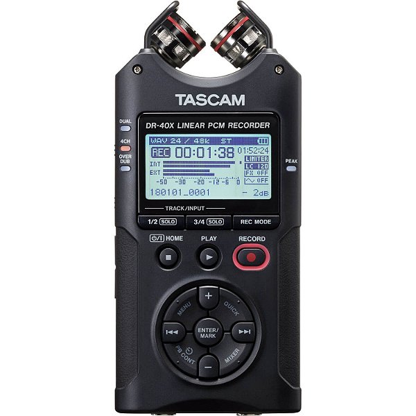 Gravador Digital de Áudio Tascam DR-40X