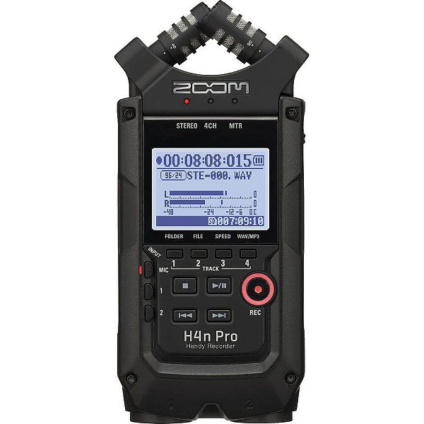 Gravador Digital De Áudio Zoom H4N Pro