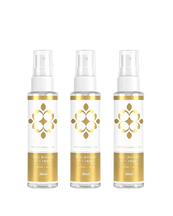 3 PERFUMES CAPILARES | MEU BANHO DE CHEIRO || 30ml