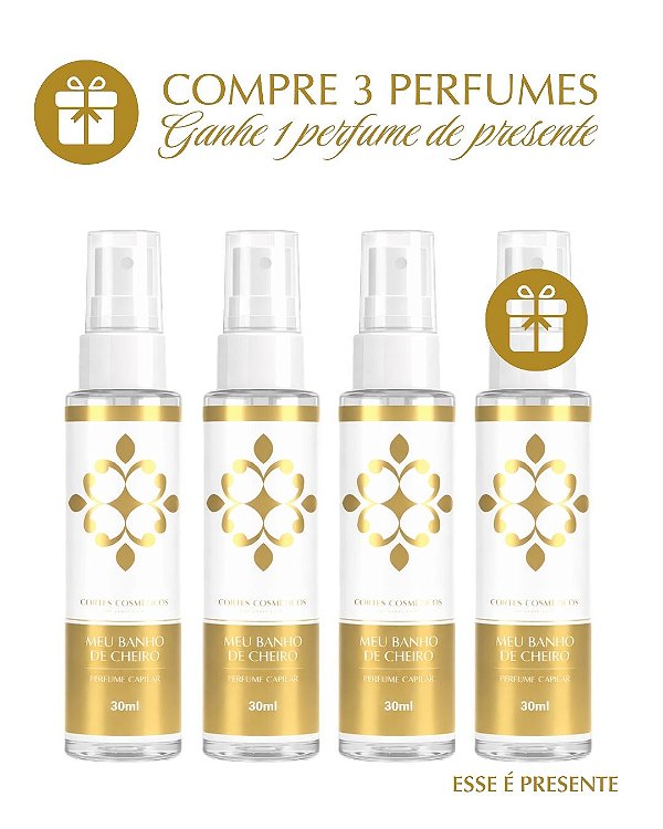 3 PERFUMES CAPILARES | MEU BANHO DE CHEIRO || 30ml