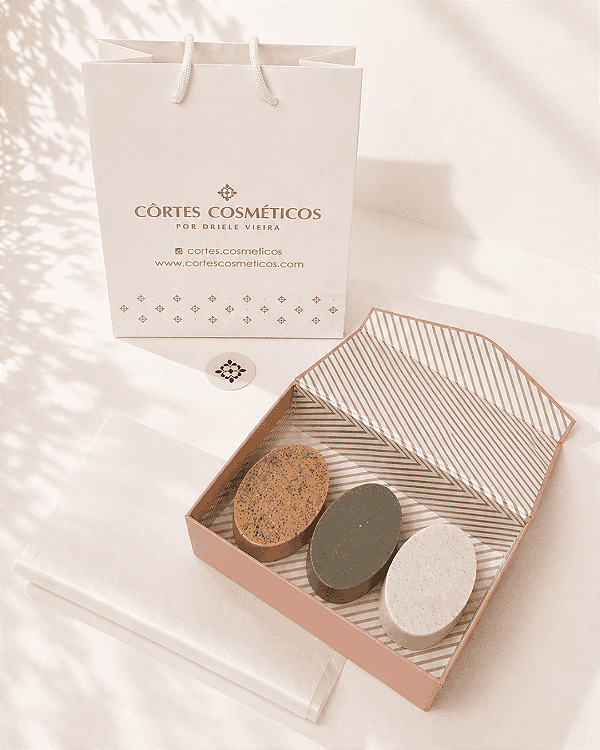 3 SABONETES 60G | CLAREADOR + ARGILA
