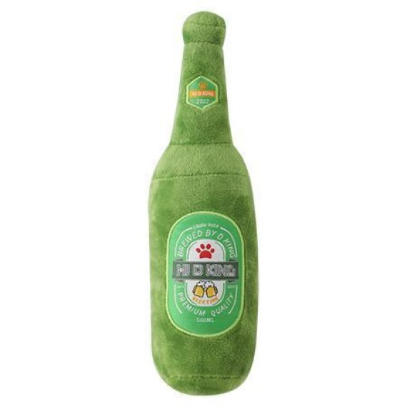 Pelúcia Garrafa de Cerveja para Cachorro