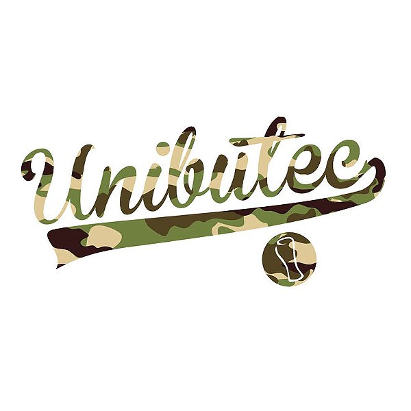 Adesivo Unibutec Logo Classic Camuflada 11,5 x 4,5cm
