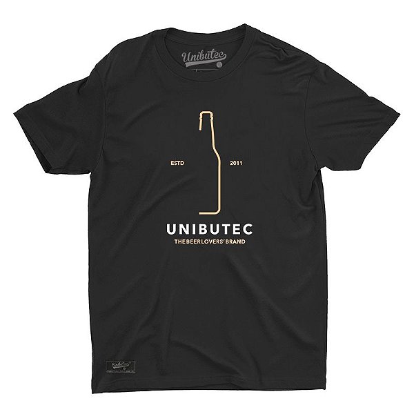 Camiseta Unibutec Garrafa de Cerveja Clássica