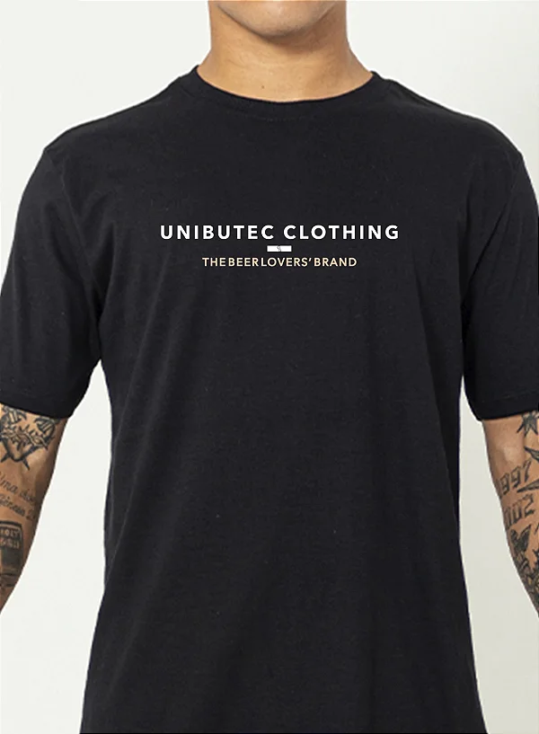 Camiseta Unibutec Clothing Classic  Flex Slim Cotton Algodão Com Elastano