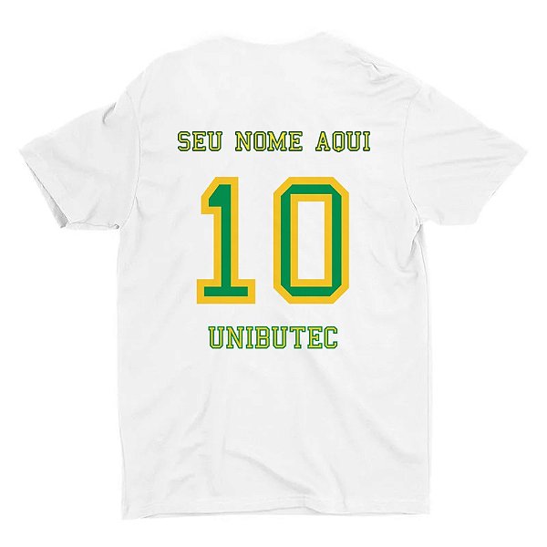 Camiseta Unibutec Personalizada Com Nome World Cup Collection