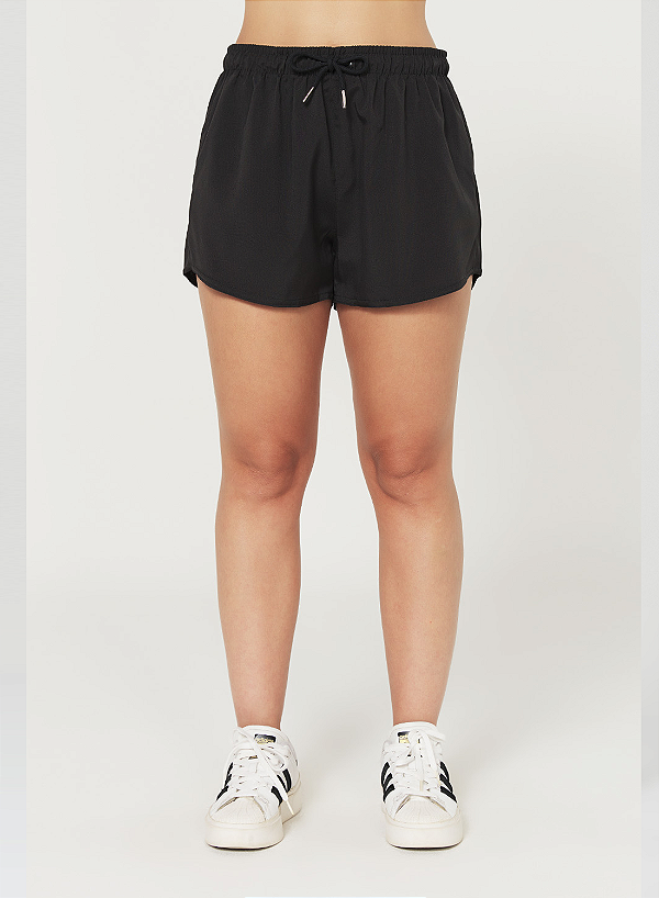 Short Praia Unibutec V2 Feminino Preto