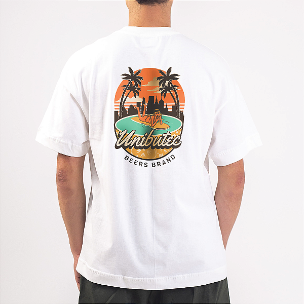 Camiseta Praia Unibutec Beach Coqueiros