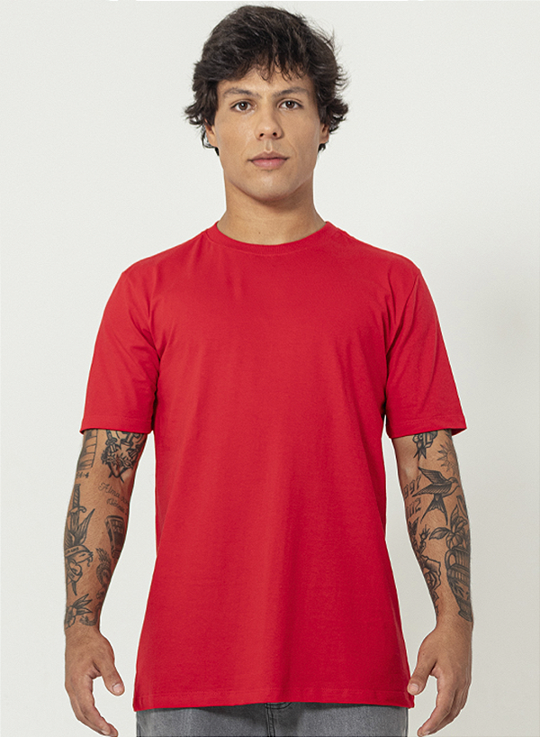Camiseta Lisa Comfort Premium Unibutec Vermelha
