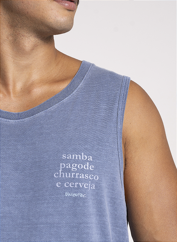 Regata Samba Pagode Churrasco e Cerveja Unibutec Blueberry