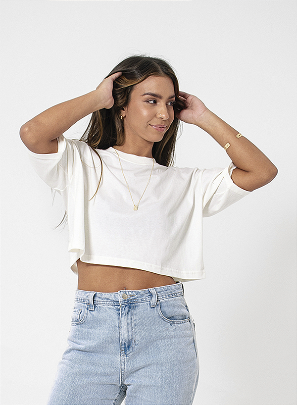 Cropped Liso Unibutec Off White