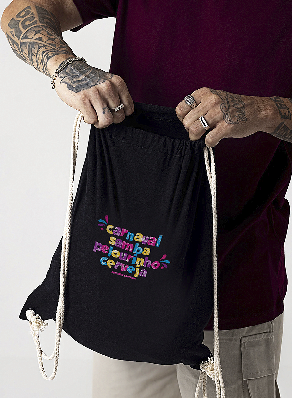 BagButec Carnaval Samba Pelourinho Cerveja Unibutec Preta