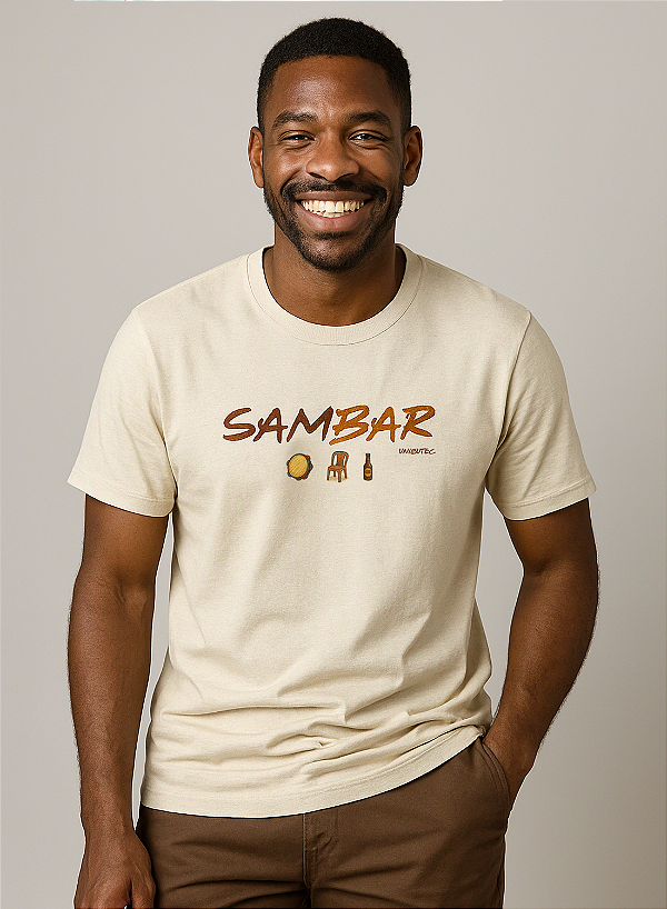 Camiseta Casual Prime Sambar Unibutec Argila