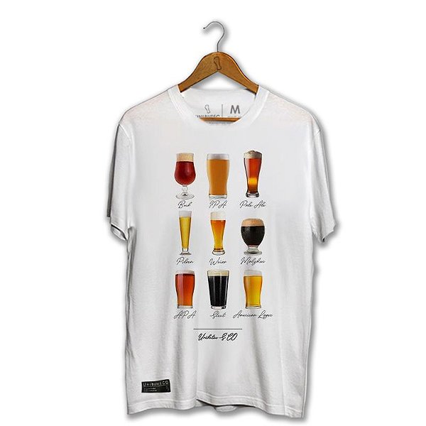 Camiseta Unibutec Tipos de Cerveja