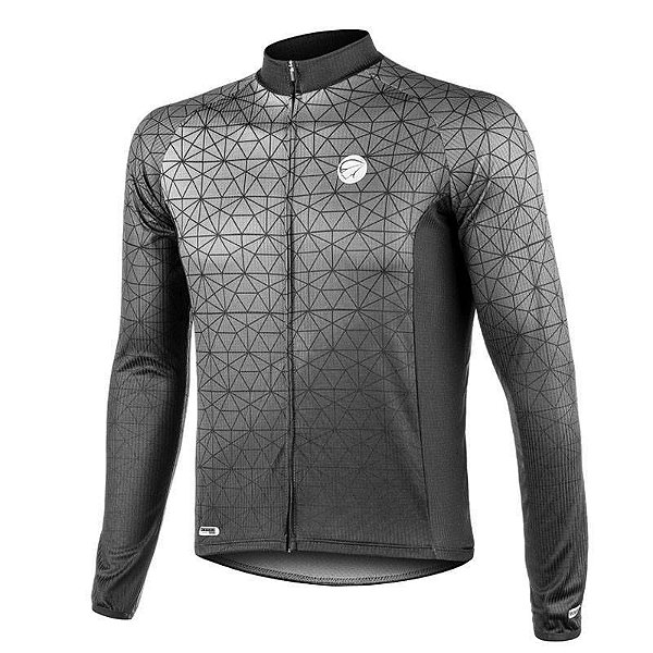 Camisa Ciclismo Mauro Ribeiro Manga Longa Plot Pto Masculina