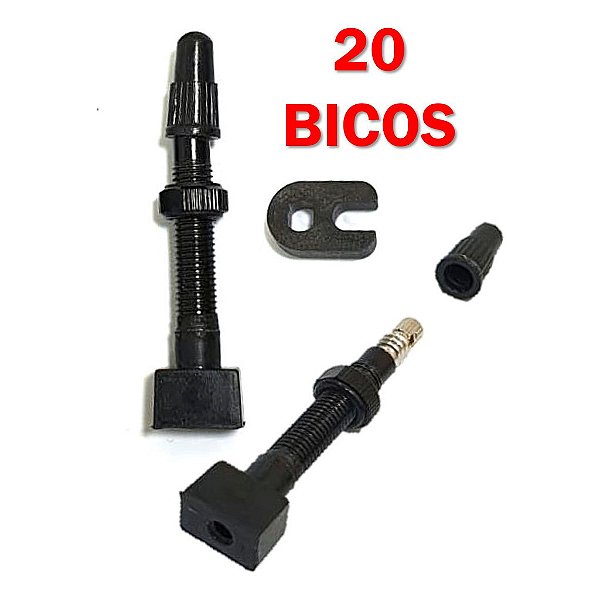 10 Par Válvula Tubeless Bico Fino Presta Removível Mtb Speed