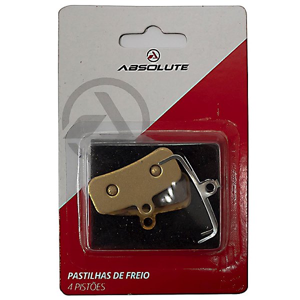 Pastilha Freio Absolute Semi-Metálica Comp Shimano 4 Pistão