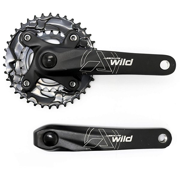 Pedivela Bike Duas Coroas Absolute Wild 175mm 38/24 9/10v