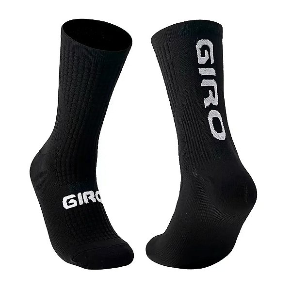 Meia Esportiva Corrida Ciclismo Academia Cano Médio Preta
