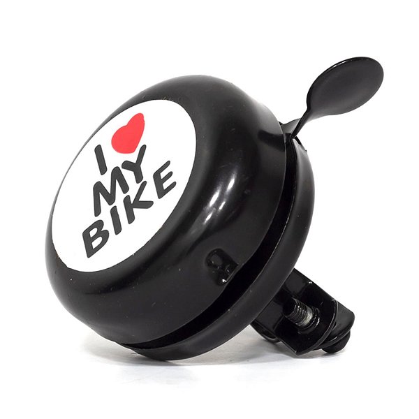 Buzina Campainha Trim Trim Para Bike I Love My Bike Preta