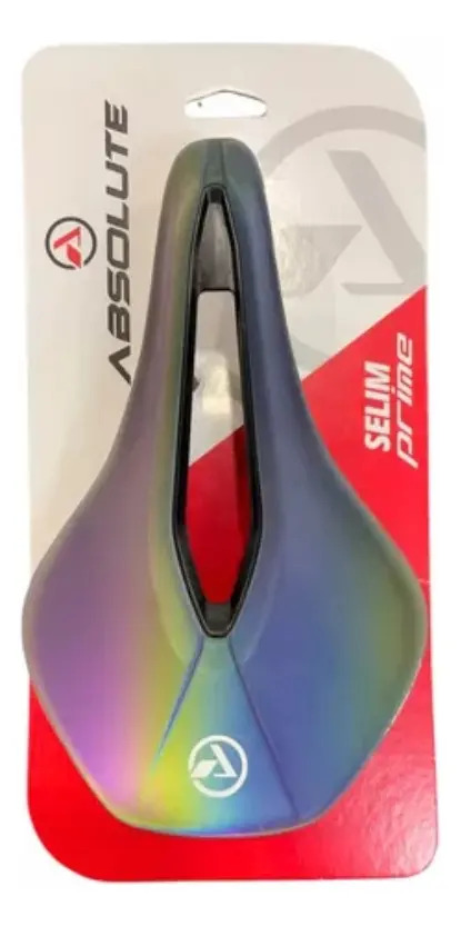 Selim Banco Absolute Prime Camaleão Furtacor 156mm Mtb Speed Azul 24.4 Cm 15.6 Cm