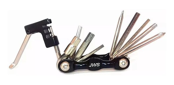 Canivete Ferramentas 12 Funções Chave Corrente Bike Mtb Jws