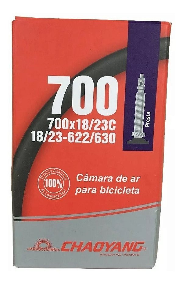 Câmara Ar Chaoyang Speed 700x18/23 Bico Presta Fino 60mm