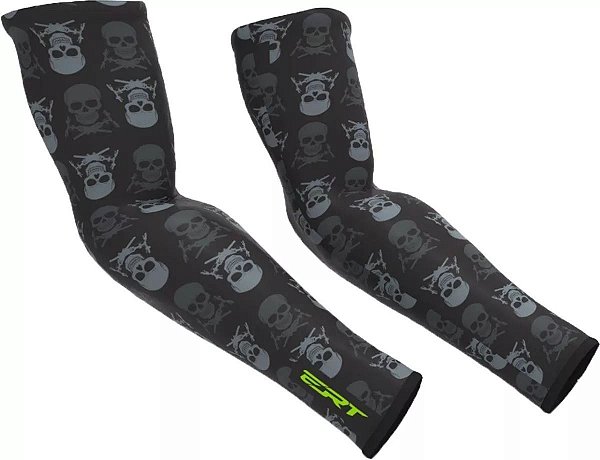 Manguito Ciclismo Ert Verão Skull Bike Speed Mtb