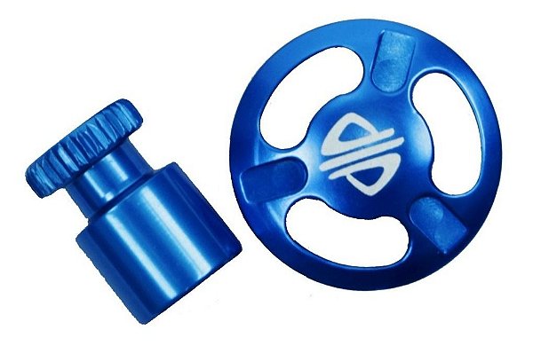 Kit Cor Tampa Válvula E Botão Retorno Suspensão Proshock Mtb