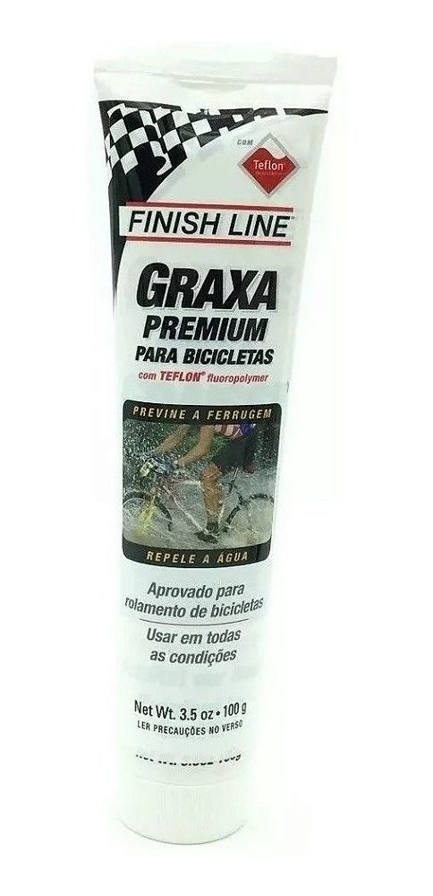 Graxa Alto Desempenho Finish Line Teflon 100gr P/ Bike