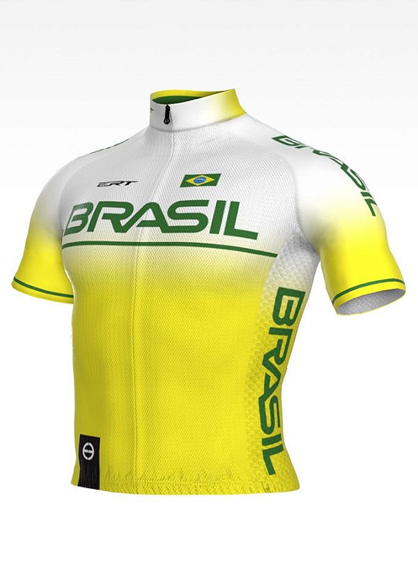 Camisa Ciclismo Ert New Elite Brasil Bike Slim Fit